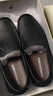 康奈男士皮鞋日常百搭舒适套脚懒人乐福鞋商务休闲鞋牛皮轻质黑色42 实拍图