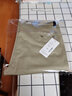 红豆休闲裤男舒适不紧绷秋季商务修身时尚微弹中腰直筒长裤 Y3卡其 36 实拍图