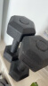 艾美仕（AiMeiShi）哑铃男士健身家用器材女练臂肌一对六角包胶亚玲环保套装组合学生 5KG 一副（左右手各2.5公斤） 实拍图