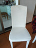 仙逸格 加厚纯色餐桌椅子套罩连体弹力椅套家用办公一体式凳子餐椅套1只 米白面料加厚-高背款 弹力注意选择尺寸 实拍图