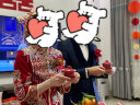梦桥 敬茶杯 结婚用品红色囍字陶瓷对杯 结婚礼物 送新人喜字婚礼套装 实拍图