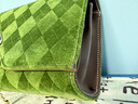 CLEVER & KETCHCK女包包新款2023小方包链条包女单肩包斜跨包生日礼物送女友 绿色 实拍图