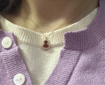 Qeelin麒麟 Wulu 18K玫瑰金钻石红玛瑙葫芦项链 礼物 晒单实拍图