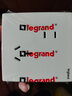 罗格朗（LEGRAND）逸景系列开关插座玉兰白大板插座开关  三开双控 带银边 实拍图