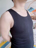 浪莎（LangSha）冰丝背心男7A级抗菌夏季男士无痕薄款休闲运动打底衫跨栏3件装 实拍图