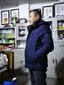 啄木鸟羽绒服男加厚短款冬季外套男士连帽防寒冬装中青年商务男装上衣服 黑色 XL 实拍图