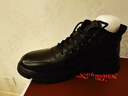 强人休闲鞋男头层牛皮加绒保暖棉皮鞋户外运动鞋 JDB2373022 黑色 42 实拍图