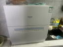松下（Panasonic）台式洗碗机 软化水系统 80℃高温除菌 洗烘一体 热风烘干 易安装家用刷碗机 NP-K8RAH1D(蓝色） 晒单实拍图