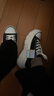 斯凯奇（Skechers）女鞋经典百搭帆布鞋厚底增高休闲鞋软底舒适透气板鞋户外鞋177435 实拍图