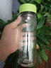 希诺（HEENOOR）玻璃杯女高颜值双层防烫保温花茶杯送老婆礼物办公车载泡茶水杯子 镜面盖-6531粉色-300ml 实拍图