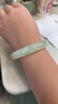 千载一玉冰底岫玉手镯 女款玉镯子 珠宝玉器玉石手镯玉镯子 57毫米 实拍图
