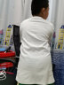 拇指白小T【三防T】二代短袖t恤男女纯棉夏季圆领白小丅打底衫小白t 【单件体验】男款-墨黑 S 实拍图