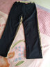 啄木鸟冰丝休闲裤男春夏季抗皱裤子男士宽松直筒商务男裤中老年西装裤男 藏青+黑色【夏款】 32/2尺5 实拍图