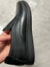 卡帝乐鳄鱼（CARTELO）一脚蹬男士软底真皮商务舒适休闲皮鞋男 6931 黑色 42  实拍图