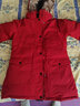 君羽户外羽绒服女中长800蓬白鹅绒加拿大风格工装大毛领鹅绒服C52034 宝石红 S （推荐105斤以下） 实拍图