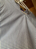 MUJI MUJI 女式 棉平纹 衬衫连衣裙 女装裙子春季内搭可叠穿纯棉全棉 蓝色格纹 S (155/80A) 实拍图