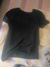 凡迪时尚夏季纯色修身短袖t恤男士圆领紧身上衣白色男装打底潮牌体恤潮流 黑色 XL 实拍图