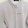 花花公子（PLAYBOY）长袖衬衫男春夏季男士衬衣男条纹商务休闲绅士外套 白条 XL 实拍图