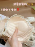 KJ内衣女无肩带文胸美背抹胸防滑内衣套装无钢圈小胸聚拢性感内衣 338香槟色套装 75B 实拍图