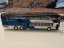 翊玄玩具 公交车玩具双层巴士公共汽车仿真大巴士儿童玩具车合金汽车模型 豪华双层巴士（五开门） 实拍图