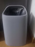 朴厨日式轻奢垃圾桶双层家用大号客厅卧室厨房卫生间无盖纸篓 18灰色 实拍图