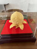 京峰阁 大号绒沙金寿桃摆件 送长辈老人生日礼物608090大寿祝寿贺寿礼品 大号福寿金桃 实拍图
