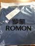 罗蒙（ROMON）冰丝t恤男士短袖polo衫夏季薄款商务正装高弹透气夏装 实拍图
