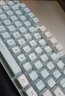银雕(YINDIAO) K500键盘彩包升级版 机械手感 游戏背光电竞办公 USB外接键盘 全尺寸 白色混光有线键盘 实拍图