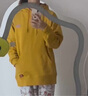 Dickies 卫衣男女同款 印花连帽卫衣 毛圈布休闲上衣8874 姜黄色 M 实拍图