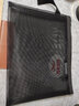 伊东良品 韩国版简约小清新透明网纱创意考试笔袋大容量文具盒男女生铅笔盒 尼龙笔袋 A4-黑色 实拍图