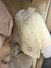 巴拉巴拉儿童外套女童衣服棉服秋冬宝宝灯芯绒童装保暖舒适甜美萌 淡黄31404 73 实拍图