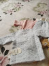 童泰婴儿衣服新生儿宝宝加厚保暖内衣套装秋冬装 蓝色丨A款 80码(12-18个月) 实拍图