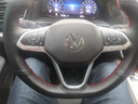 淄客 大众真皮手缝方向盘套迈腾帕萨特朗逸速腾探歌途岳昂观宝来ID346 头层牛皮 小牛皮（黑皮侧孔红线） 实拍图