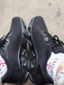 361°男鞋黑色运动鞋男跑步鞋网鞋秋冬季新款透气网面大码休闲旅游鞋子 曜石黑2262 39 实拍图