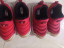 巴布豆（BOBDOG）毛毛虫童鞋秋冬季男童软底休闲鞋儿童运动鞋女 红/浅金（二棉） 28 适合脚长17.1cm 实拍图
