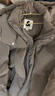 杰克·琼斯（JACK&JONES）男装冬季新款短款男士羽绒服加厚连帽宽松面包服保暖鸭绒上衣外套 石雕灰E05-1 XS 165 实拍图