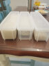 日本进口面条盒冰箱收纳盒塑料保鲜盒长方形储物盒塑料密封盒 （透明1.3L）3个 晒单实拍图