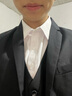 卡度顿 西服套装男三件套职业正装商务修身西装外套新郎伴结婚毕业礼服 黑色2扣【西服+西裤+衬衫+马甲】 L【105-110斤】+7件礼品 实拍图