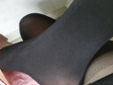 浪莎丝袜女春秋款天鹅绒连裤袜防勾连体打底袜 肤色2黑色1 80D微透肉（适合18℃-28℃） 实拍图