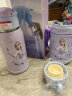 迪士尼（Disney）儿童保温杯吸管儿童水杯316不锈钢双盖女学生保温壶冰雪公主600ML 晒单实拍图