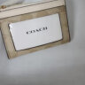 蔻驰（COACH）【品牌直供】520礼物女士卡其白色人造革配皮卡包F88208IMDQC 实拍图