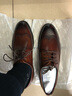 百丽商务皮鞋男正装鞋牛皮内增高布洛克婚鞋大码89183AM9预售 棕色-经典款 38 (240mm) 实拍图