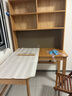 源氏木语实木书桌书房简约靠墙电脑桌户型橡木原木色1.2m右转角书桌+上架 实拍图