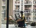 紫叶阳台桌椅三件套欧式铁艺组合庭院休闲茶桌椅轻奢庭院铸铝户外桌椅 【圣兰款】2+1【板岩石桌直径60 实拍图