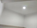 御美尚超薄明装筒灯圆形led小吸顶灯吊顶灯过道灯入户走廊玄关天花射灯 【12W-白光】宽10cm厚3.2cm  【白壳】 实拍图