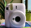 富士（FUJIFILM）instax mini12一次成像拍立得相机（mini11拍立得相机升级版） 鸢尾紫 套餐3：官配+20张白边+保护壳+肩带 实拍图