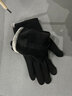 回力（Warrior）手套冬天女男士骑行手套加绒保暖手套防寒防风户外骑开车棉手套 黑色 均码 实拍图