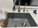 卫达斯304不锈钢水槽大单槽台下盆 厨房洗菜盆一体盆 纳米洗碗槽水池盆 D配三档抽拉龙头+台控下水 60*43cm 实拍图