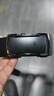 回力皮带男士真皮无牙内穿自动扣腰带男士商务纯中青年潮流牛皮裤腰带 黑色款式一【130cm】 实拍图