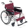 三贵日本miki手动轮椅 老人轻便可折叠轮椅车MPT-43JL红色铝合金免充气轮手推车代步车 晒单实拍图